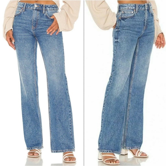 Free People Denim - Free People Laurel Canyon High Rise Flare Jeans